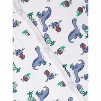 NAME IT 2-Pak ØKO Natdragter Dino Wild Wind (Med Fødder)